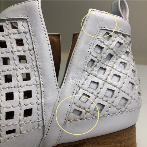 Jeffrey Campbell Cutout Taggart Booties | White Leather | - Picture 8 of 16